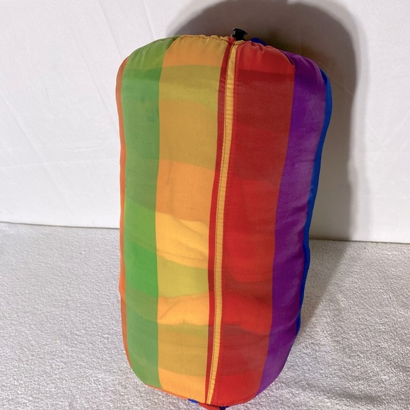 Vintage Rainbow Striped Sleeping Bag - Picture 4 of 16